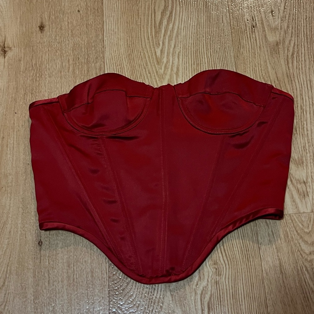 ZARA Satin Bustier